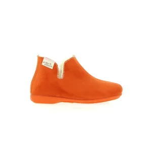 Stivaletti alcantara lana vergine arancio kids