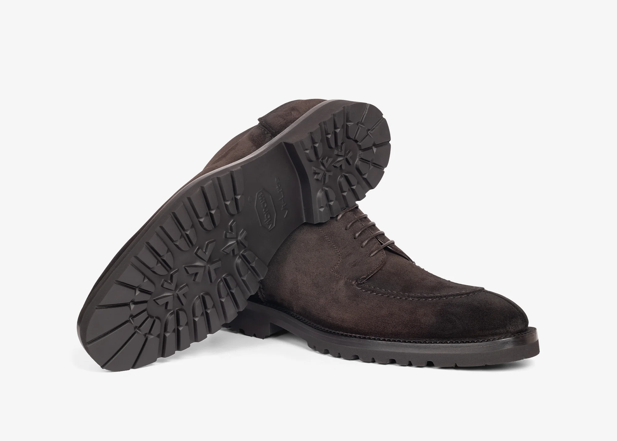 Derby in suede testa di moro - immagine 5