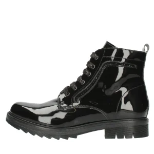 Anfibi in vernice con strass