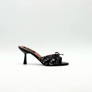 Sandali mules fiori P-1476