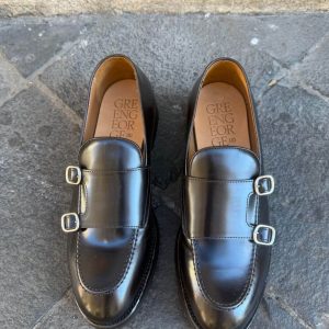 Scarpa  Doppia Fibbia Green George