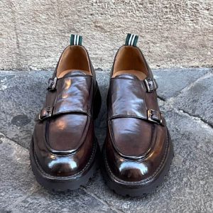 Scarpa Doppia Fibbia Green George