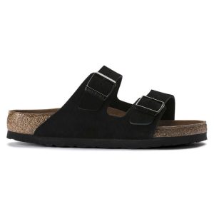 Birkenstock Arizona SFB Black Suede Leather