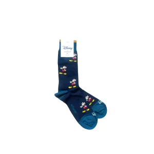 Calzini corti Mickey allover blu