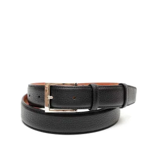 Cintura in pelle nera