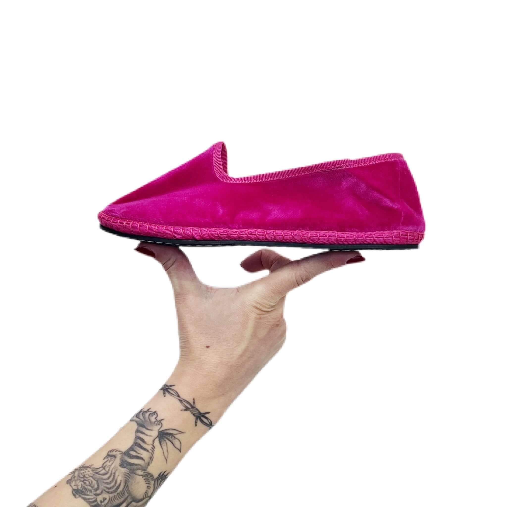 Friulane in velluto - FUXIA - immagine 2