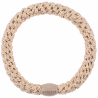 Elastico per capelli Kknekki beige glitter