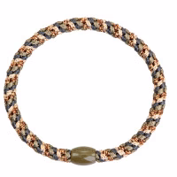 Elastico per capelli Kknekki slim mix camo gold