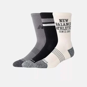 ACTIVE GRAPHIC SOCKS 3 PACK- BLACK