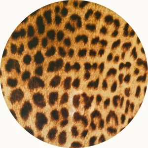 Pantapalazzo elasticizzato peso medio scamosciato leopardato