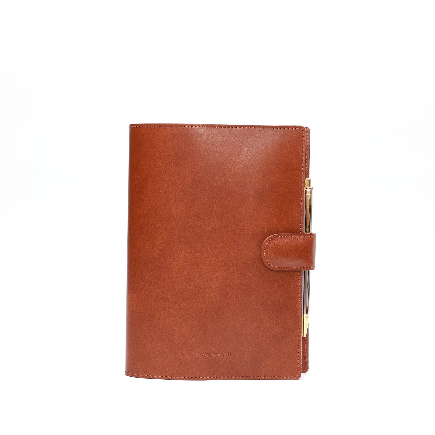 Agenda grande in pelle marrone - immagine 2