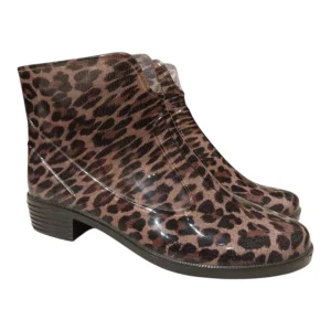 Stivaletti antipioggia leopardato
