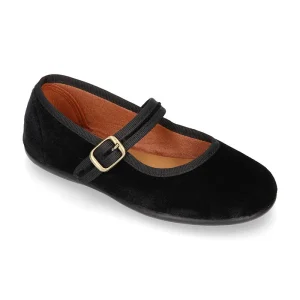 Ballerine in velluto nero