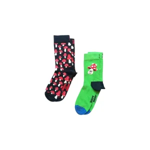 Kit 2 calzini funghetti Happy Socks