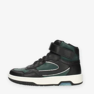 Nero Giardini Sneakers nere e verdi