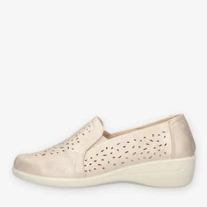 Clia Walk LIGHT28-BEIGE Slip on laminate beige da donna