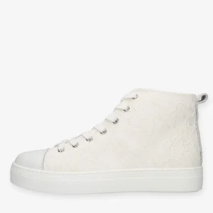 Nero Giardini Sneakers bianche da bimba ricamate