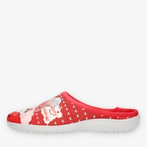 Clia Walk Happy Natale 2 Ciabatte da donna rosse