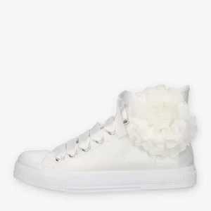 Dexco Sneakers alte bianco perla