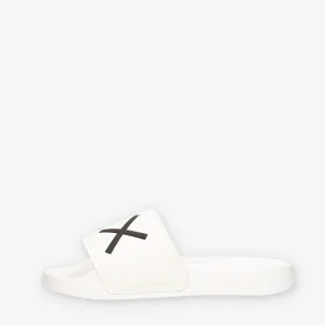 Sun 68 X35302-01BIANCO BOY'S SLIPPERS LOGO