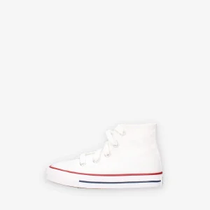 Converse 7J253C Infant Chuck Taylor Sneakers alte bianche