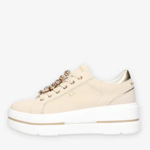 Donna Serena 185550DM-BEIGE-PLAT Sneakers beige e platino da donna