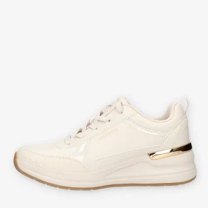 177345-OFWT Skechers Billion 2 Fine Shine Sneakers beige da donna