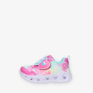 Skechers S Lights Lovin Reflection Sneakers illuminanti fuxia e azzurre