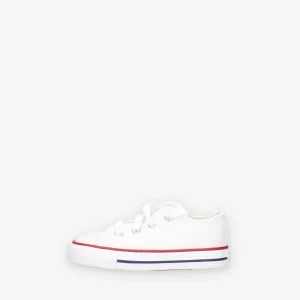 Converse 7J256C Infant Chuck Taylor Sneakers basse bianche