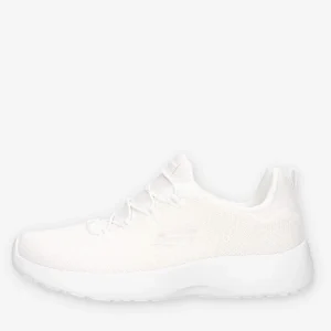 12119-WHT Skechers Dynamight Slip on bianche da donna