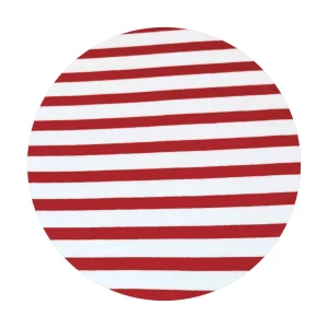Maglia maniche lunghe righe medie rosso peso leggero